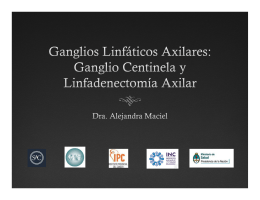ganglio centinela y linfadenectomía axilar