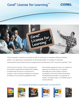 Corel License for Learning