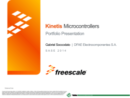 FREESCALE - Workshop Microcontroladores Kinetis