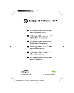 Designjet HD Pro Scanner – MFP