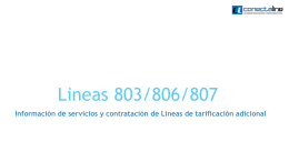Lineas 803/806/807