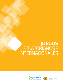 Juegos ecuatorianos e internacionales  - Inicio