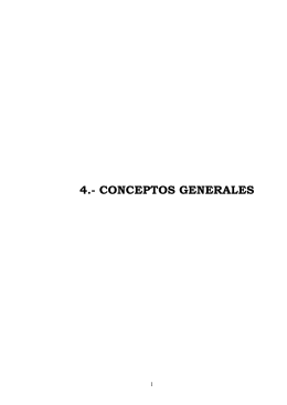 4.- CONCEPTOS GENERALES
