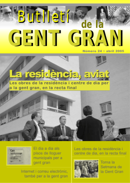 GENT GRAN - Ajuntament de Sant Joan Despí