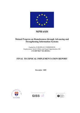 final technical implementation report
