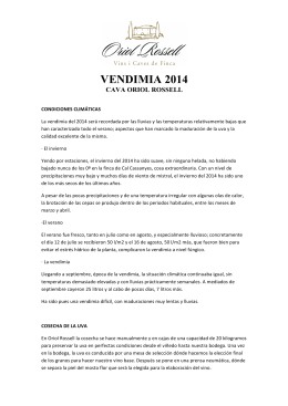 Informe Vendimia 2014