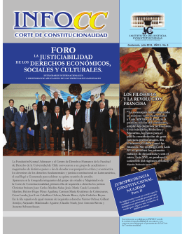 Julio 2013 - Corte de Constitucionalidad