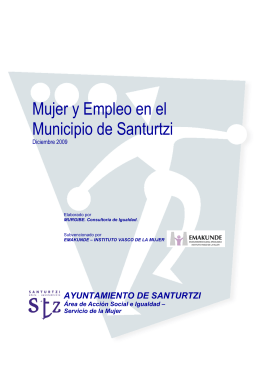 2009 - Mujer y Empleo en el Municipio de Santurtzi (PDF 1,24Mb)