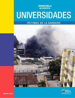 Universidades víctimas de la barbarie