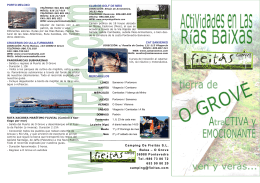 Camping Os Fieitás SL Balea – O Grove 36988 Pontevedra Tel.:986