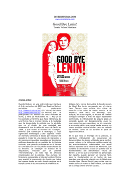 "Good Bye, Lenin!" (Wolfgang Becker, 2003)