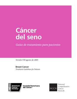 NCCN Breast Cancer Treatment Guidelines (Spanish)