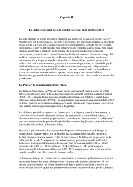 Violencia policial hacia disidencia sexual (GEIPAR 200613).