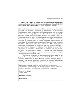XATARA, C. 2013 (dir.): Dicionário de expressões idiomáticas
