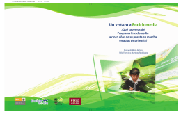 Un vistazo a Enciclomedia - Subsecretaría de Educación Básica