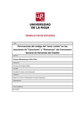 amor cortés - Biblioteca de la Universidad de La Rioja