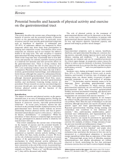 Review Potential benefits and hazards of physical activity and