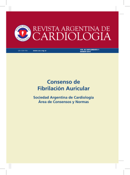 descargar el consenso completo - Sociedad Argentina de Cardiología