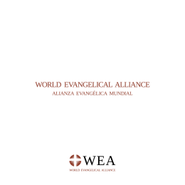 ALIANZA EVANGÉLICA MUNDIAL - World Evangelical Alliance