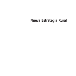 Nueva Estrategia Rural - Adr Comarca Sierra de Cazorla