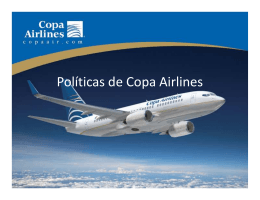 Políticas de Copa Airlines