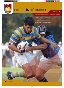 agilidad, rapidez y velocidad - Unión de Rugby de Buenos Aires