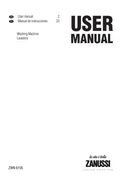User manual 2 Manual de instrucciones 23 Washing