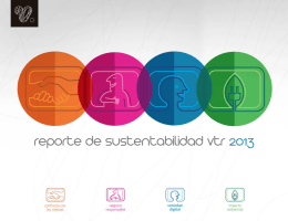 Reporte Sustentabilidad 2013
