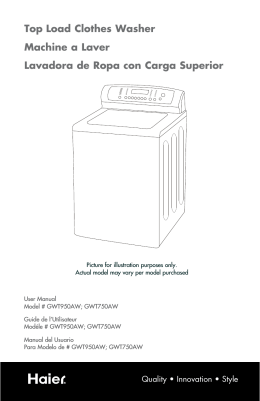 Top Load Clothes Washer Machine a Laver Lavadora de Ropa con