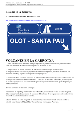 Volcanes en La Garrotxa - 11-05-2014