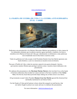 Submarinos Alemanes en Cuba