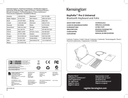 KeyFolio™ Pro 2 Universal Bluetooth Keyboard and Folio