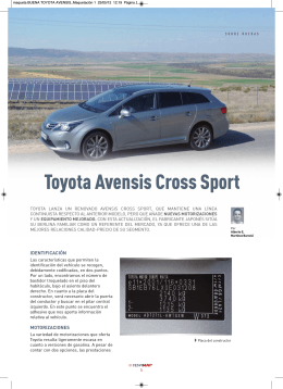 Toyota Avensis Cross Sport