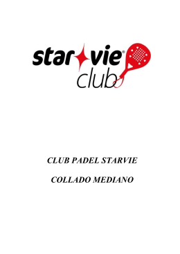 CLUB PADEL STARVIE COLLADO MEDIANO
