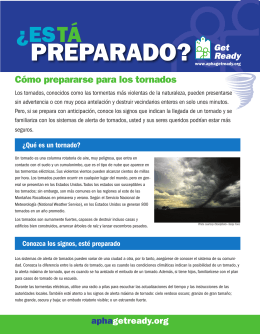 tornado - APHA Get Ready campaign