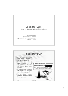 Sockets (UDP)