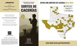 CACERÍAS - Texas.gov