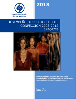 Informe-Sector-Textil-Oct152013 - Superintendencia de Sociedades