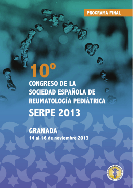 Programa Final Congreso SERPE Granada