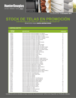 STOCK DE TELAS EN PROMOCIÓN
