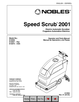 Speed Scrub 2001 Electirc_Nobles