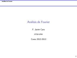 Análisis de Fourier