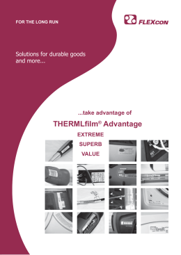 FLEXcon THERMLfilm Advantage Series UK-D-FR
