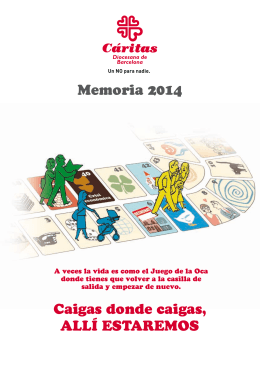 Memoria completa 2014 de Cáritas.