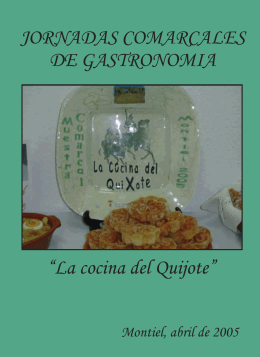 La cocina del Quijote - Diputación Provincial de Ciudad Real