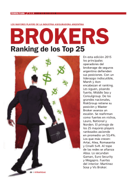 Ranking de los Top 25 - Norden Brokers
