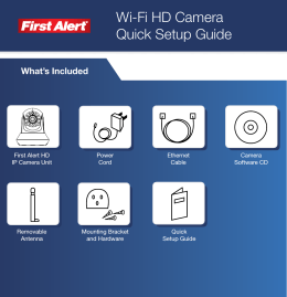 Wi-Fi HD Camera Quick Setup Guide