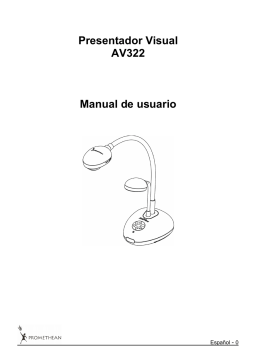 Presentador Visual AV322 Manual de usuario