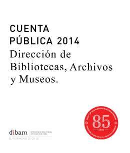 Total - Dirección de Bibliotecas, Archivos y Museos