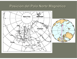 Posición del Polo Norte Magnético
